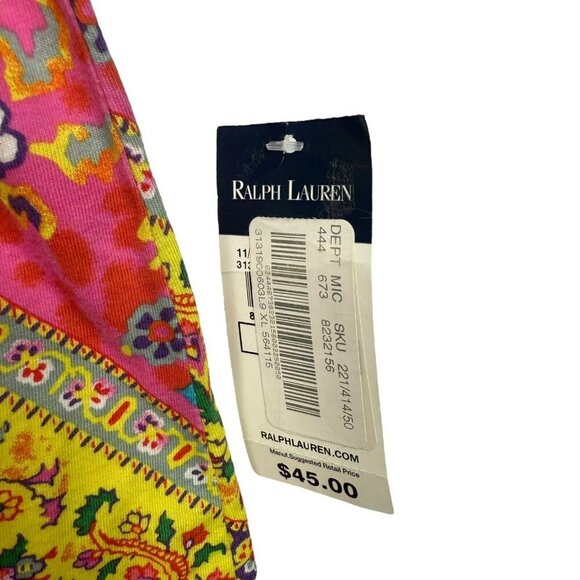 Ralph Lauren Girl's Sz XL (16) Stripes Tie Waist Long Sleeve Dress Cotton NWT - Picture 4 of 6